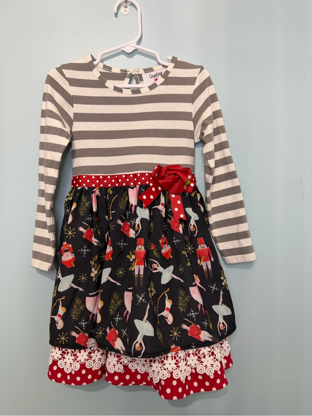 Counting Daisies Girls 4T Nutcracker Ballet Christmas Holiday Dress